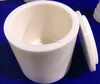 Best machined YSZ ZrO2 zirconia ceramic crucible with lid