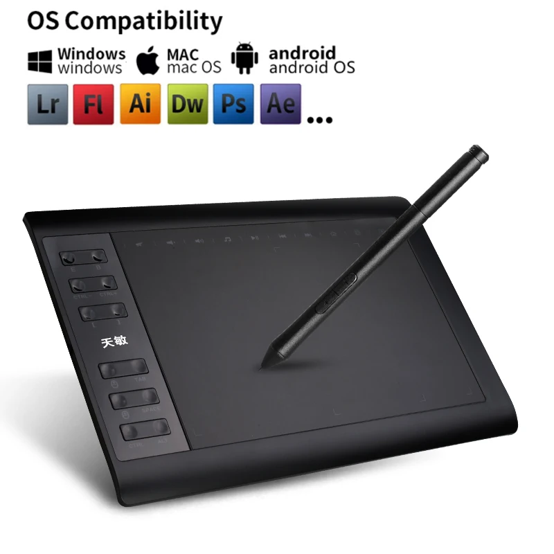 
Aliexpress HOT sale 8192 levels graphic tablet with stylus 