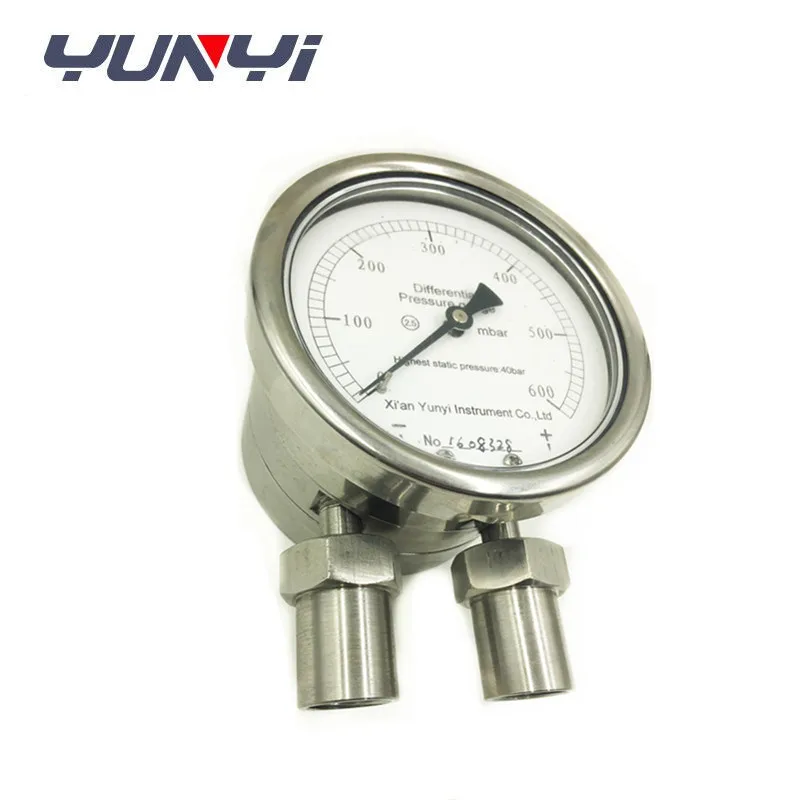 Oil SS differential pressure gauge