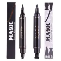 

Ready To Ship Miss Rose Black color Double side stamp eyeliner