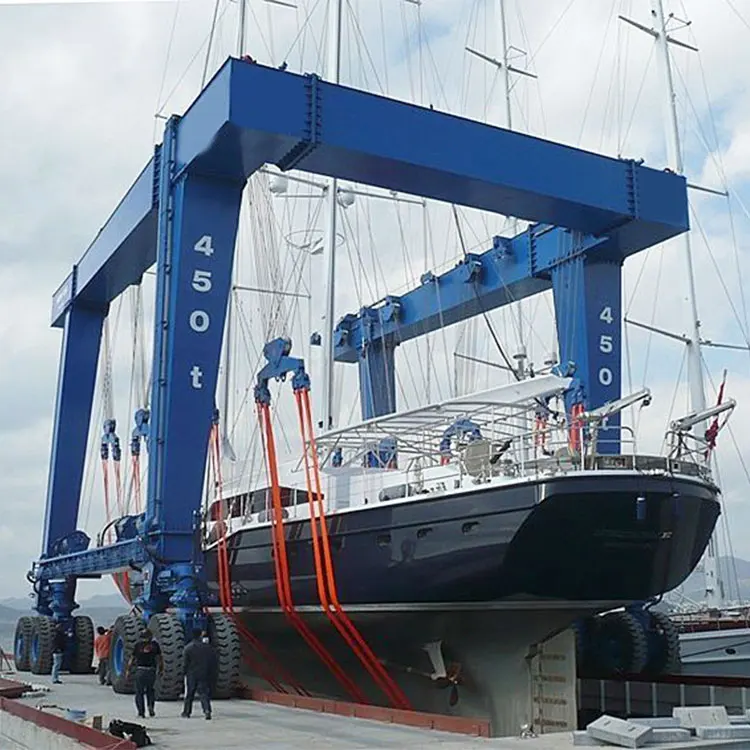 
Heavy duty 300 ton 600 ton 1000 ton marine travel lift for Yacht boat 