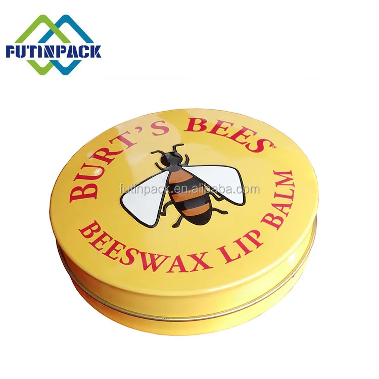 150g Custom Logo Printed Tin Round Lip Balm Gift Tin Buy Lip Balm Tin