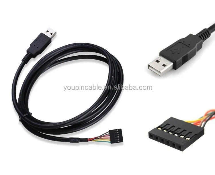 1*Cable 6pin FTDI FT232RL USB to Serial adapter module USB TO TTL RS232 Arduino