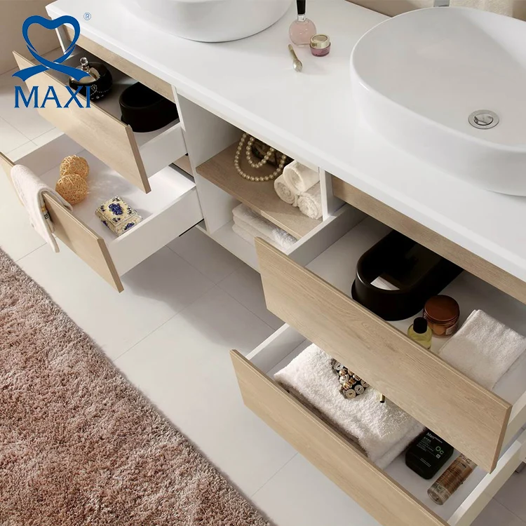2018 MAXI new design bathroom accessories waterproof led bathroom mirror cabinet