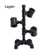 diy style threaded floor flanges fittings & elbows assembled pipe fitting industrial wine bottle rack holder