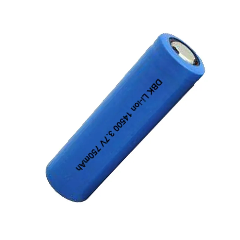 Rechargeable Li-ion Battery Cell 3.7v 750mah 14500 For Electronic ...