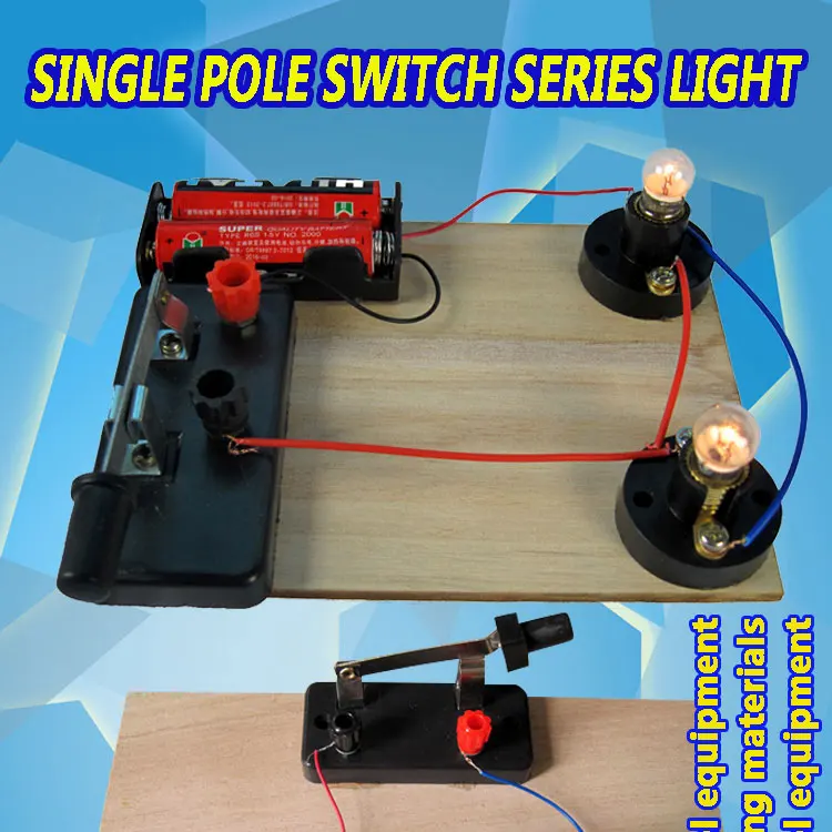 Single Pole Switch Series Light Diy Science Experiment Model Toys