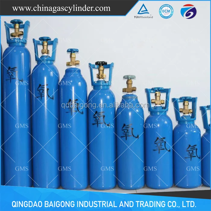 2018 Medical Equipment Used In Hospital High Pressure Portable Oxygen Cylinder