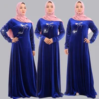 

2019 New Muslim Robe Female Abaya Muslim Dress Muslim Dubai Dress