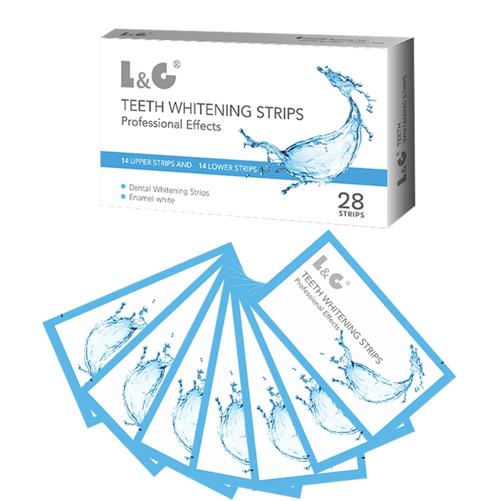 

Customize advanced teeth whitening strips for White Teeth with private logo, Blue