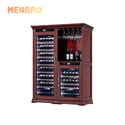 Dual Zone Wine Cooler Electronic Humidor Combo Cigar Cabinet Tobacco Product Storage Humidifier Oak Wood 100 Bottle Display Rack Buy Wine Cooler Cabinet Electric Humidor Cabinet Cigar Humidor Cabinet Product On Alibaba Com