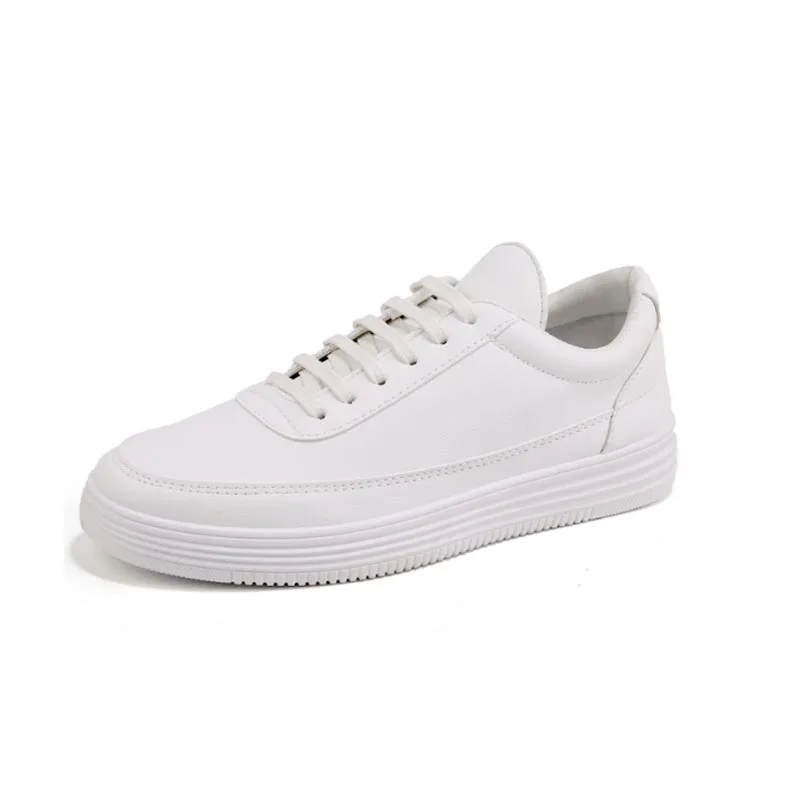 Cheap 2019 New Products Blank Sneakers Shoes Pure White Shoes Platform ...
