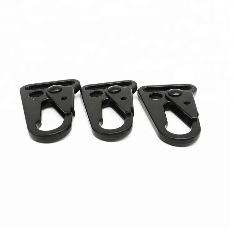 

Tactical HK Gun Sling Clips Wholesale Black Steel 1 Inch HK Snap Hooks