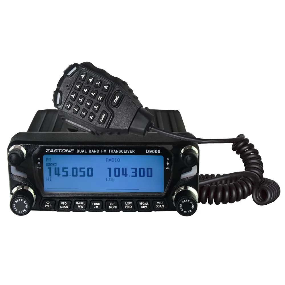 

new launch DUAL BAND TRANSCEIVER ZASTONE ZT-D9000 50w mobile radio car mounted talki walki 100km, Black