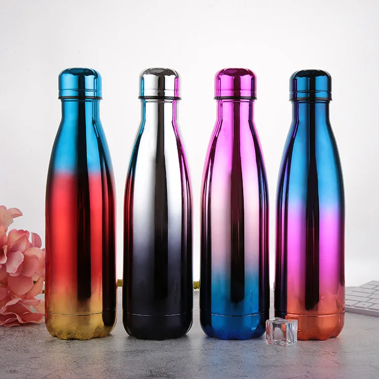 Wholesale custom double walled water bottle vacuum insulated stainless steel