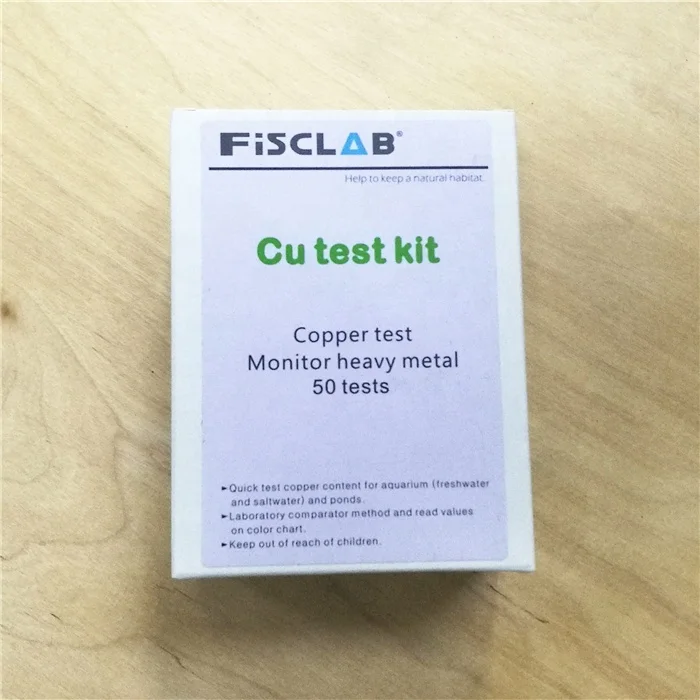 50 Tests Aquarium Copper Test Kit For Reef Tank Marine Aquariums