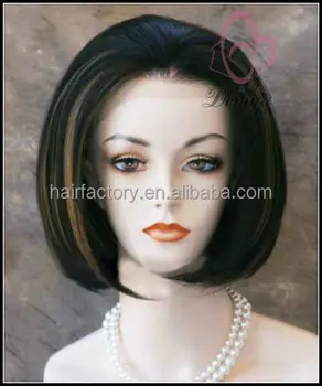 12 Inches Silky Straight Wave Short Lace Front Human Hair Wig For