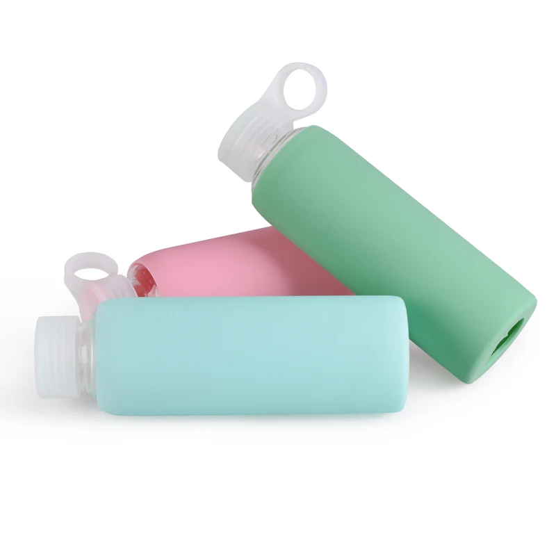 Heat Resistant Durable Silicone Fashionable Heat Glass Bottle Silicone