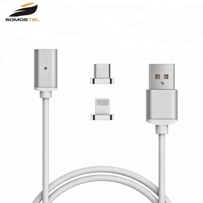 

2.4A magnetic Data Sync fast Charger USB Cable For iPhone 7/7plus, Multi color