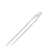 3mm round yellow diffused led diode