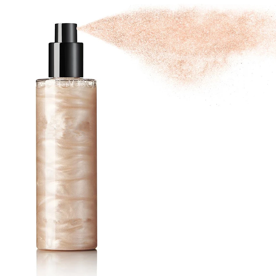 
Glitter Gold Shimmer Spray Liquid Highlighter Face Spray Private Label Body Shimmer Spray 