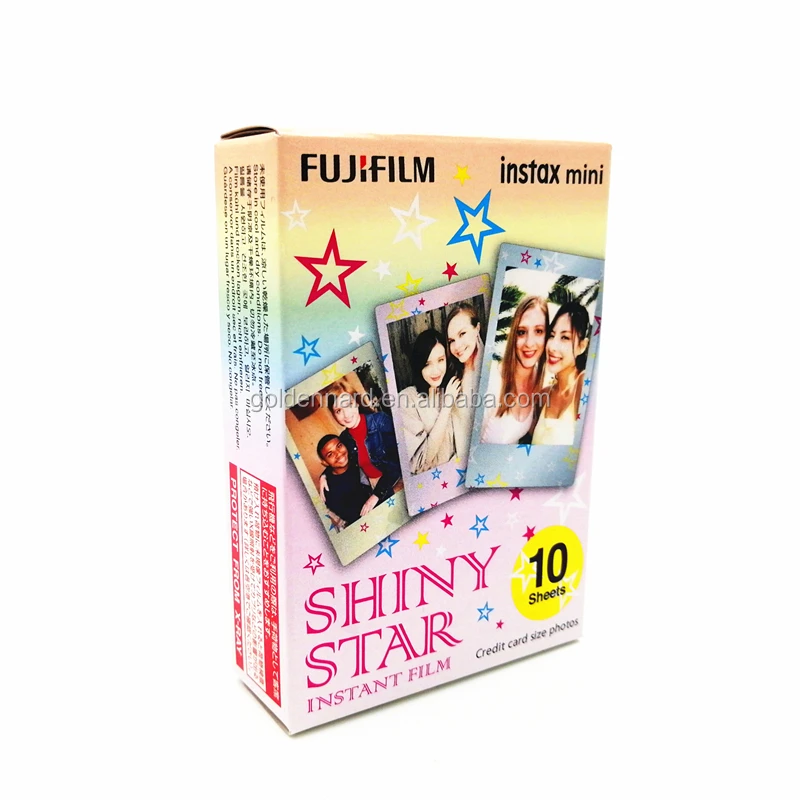 Fujifilm Instax Mini Film Instant Shiny Star Film for Mini 7s /Mini 9/Mini 8/Mini 25/Mini 50s/Mini 90 Camera and so on.