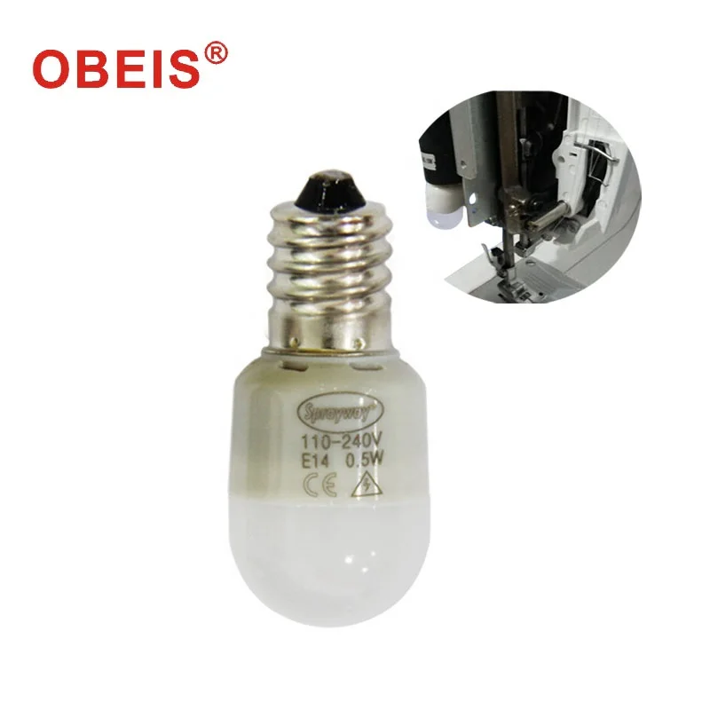 110V 220V 0.5W 6500K energy saving LED bulb light E14 for household sewing machine