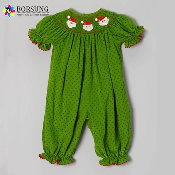 green christmas dress baby