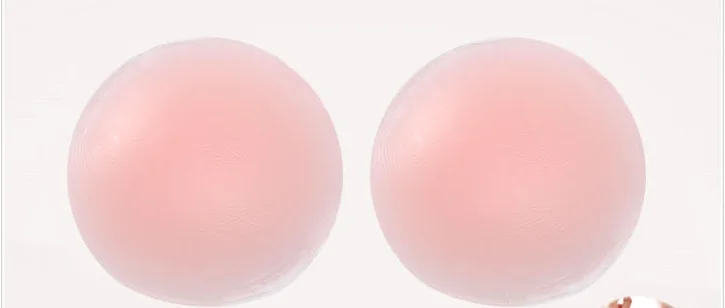 Thin Reusable biological silicone Adhesive free size Silicone Nipple Covers