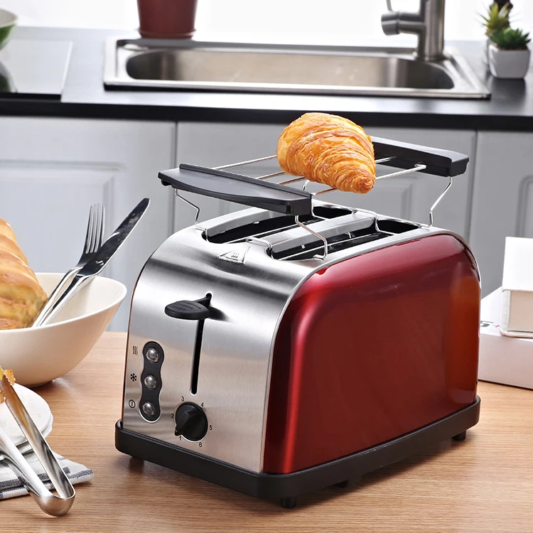 High Quality Automatic Stainless Steel Electric Bread Toaster 2 Slice