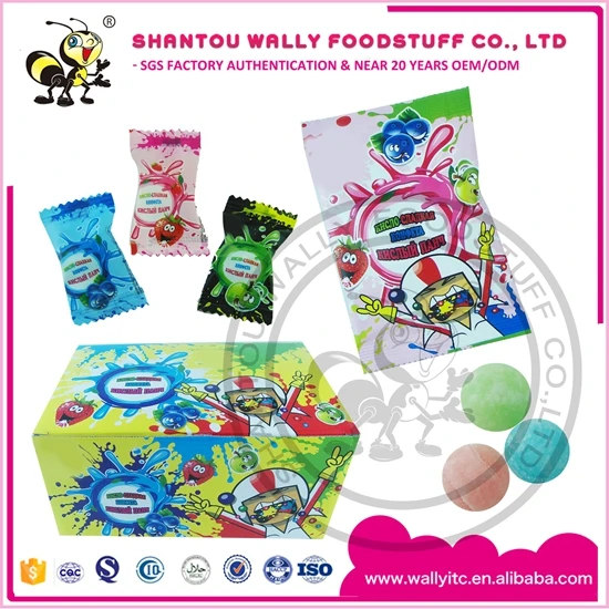 Assorted Super Sour Flavor Hard Candy Balls Wally Sour ...