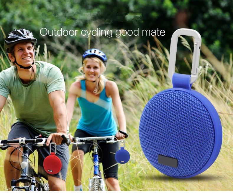 IPX4 Round Fabric Waterproof mini Speaker - ANKUX.COM