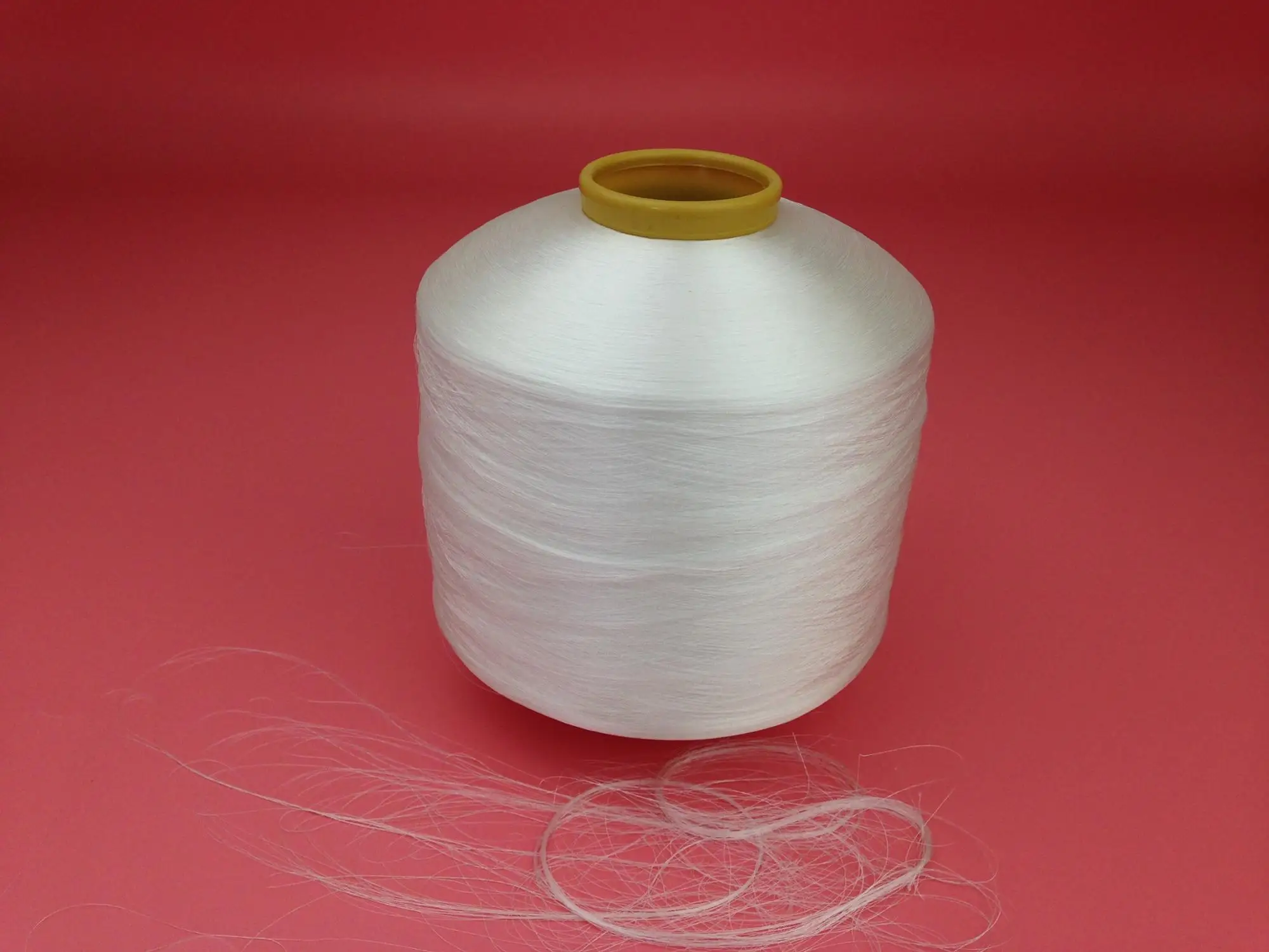 100% Polyester sd white 90D/600 tpm yarn for warp