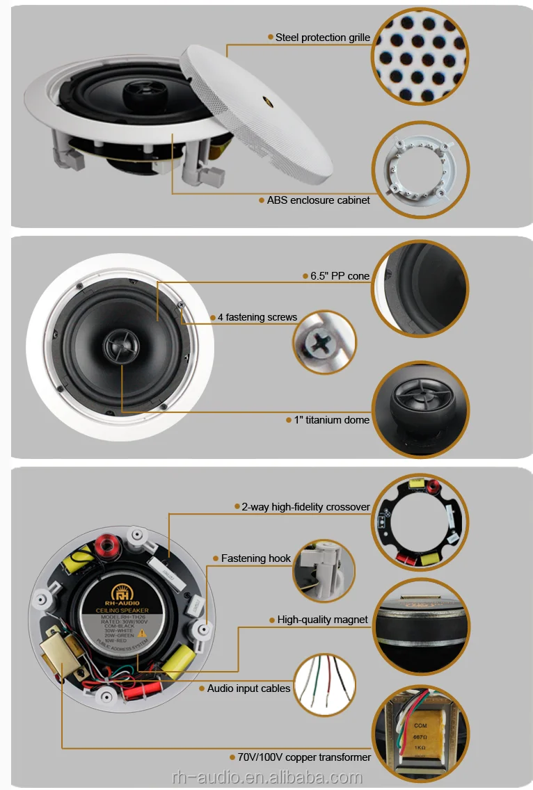 commercial ceiling speaker system