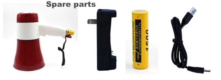 Megaphone with siren - ANKUX.COM