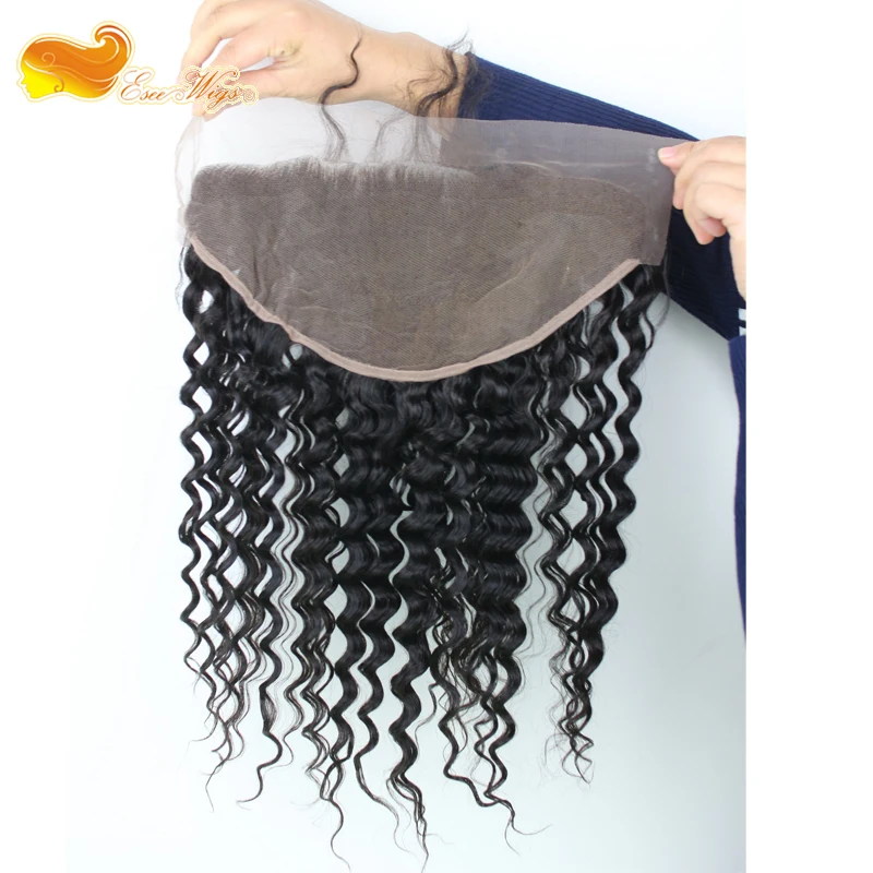 

Best Quality Indian Virgin Human Hair 13X6 Lace Frontal Deep Wave Human Hair Frontal closure