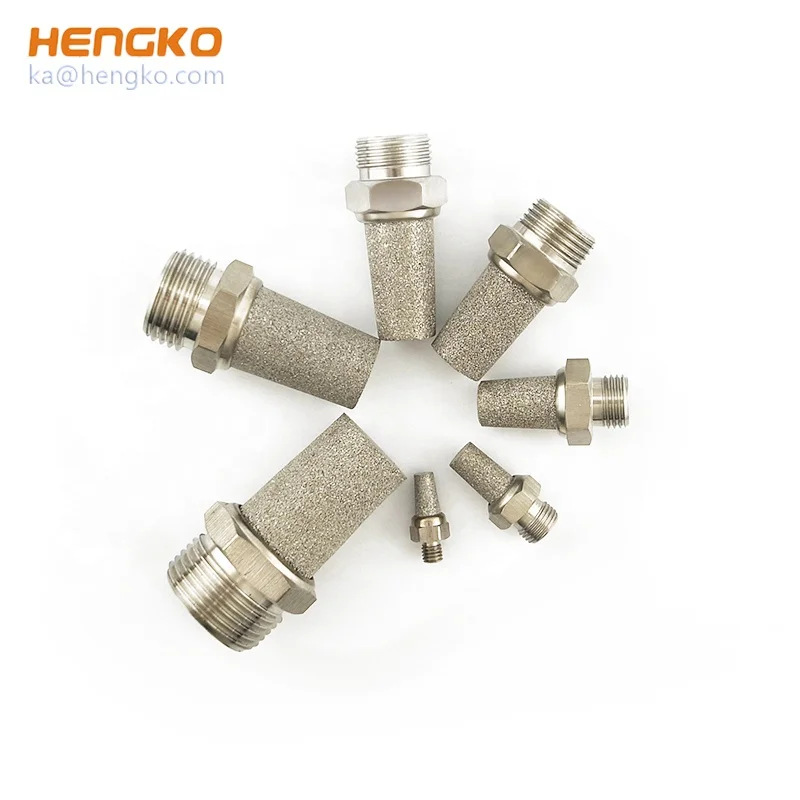 
Sintered porous copper new stainless steel car motorcycle pneumatic air exhaust silencer 