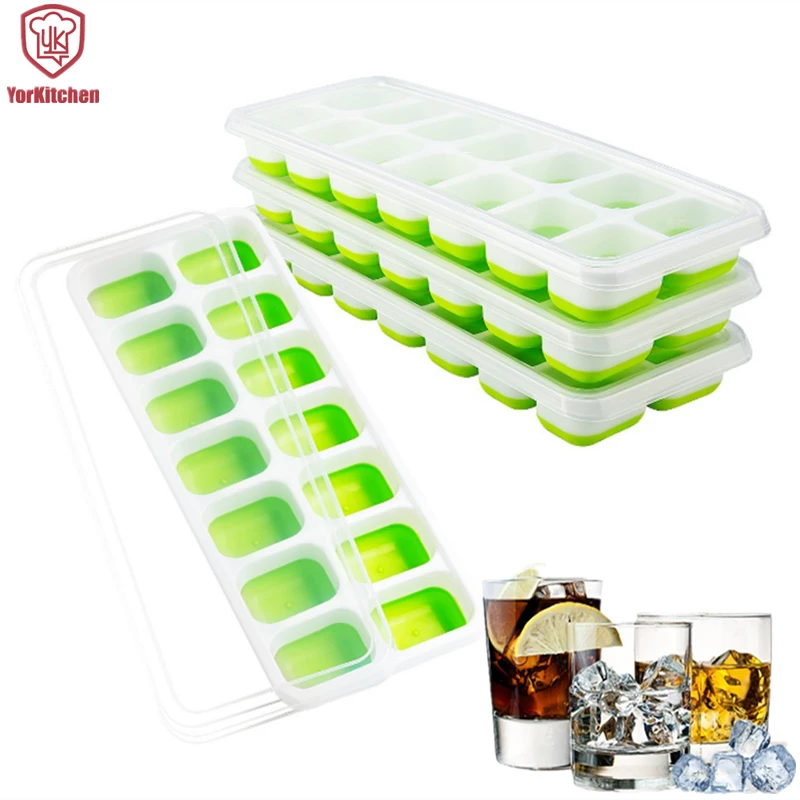 

Hot Sale plastic silicone ice mold Ice cube tray