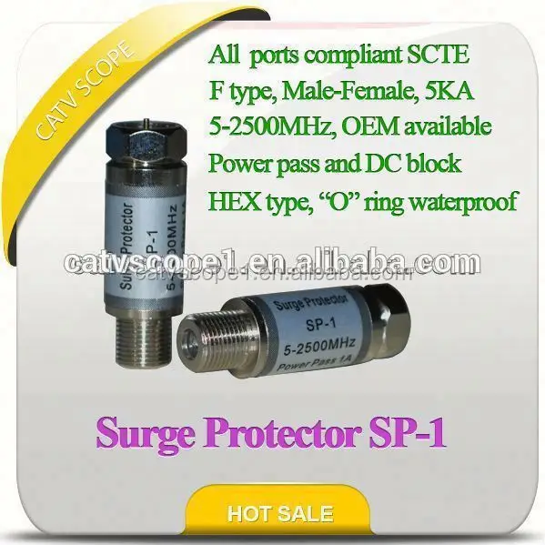 
CATV/MATV/SATV coaxial anti-thunder, lightning arrestor SP-10 