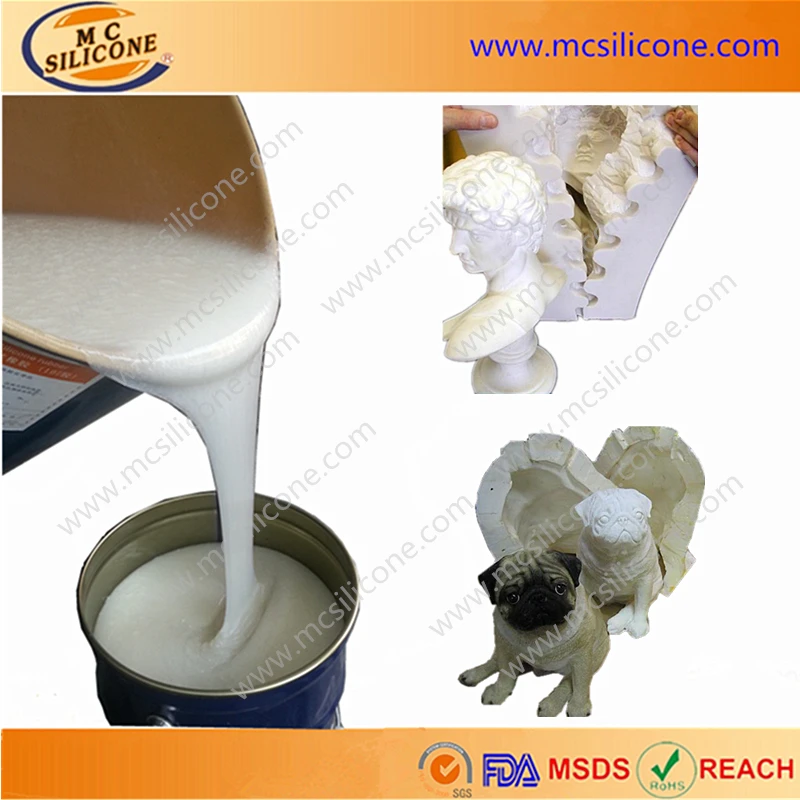 garden decoration mould making RTV-2 Silicone rubber
