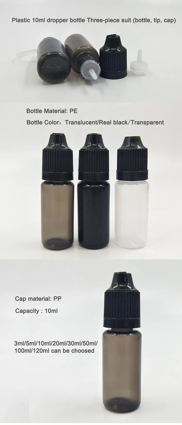 empty e-liquid bottle