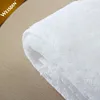 Premium customized soft white plain dobby header bar terry 100% cotton hotel face towel