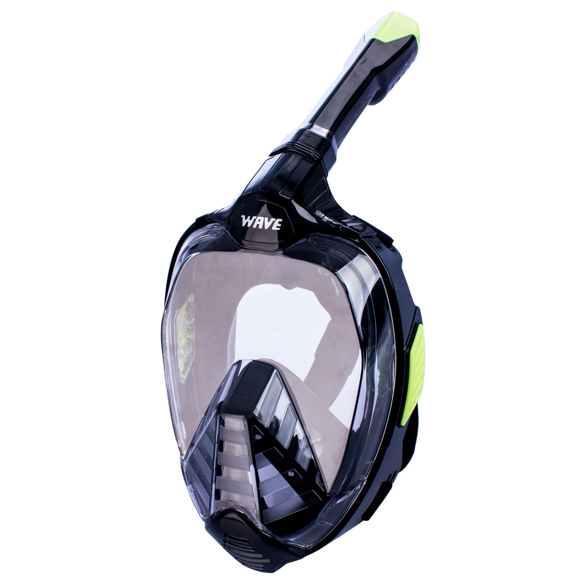 

180 degree free breath fully dry diving foldable anti fog full face snorkel mask, Any color