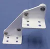 CNC Precision machined anodized aluminum full range pivot hinge