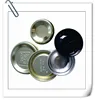 Metal stretch lids with logo embossed