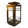 China top ten selling products glass christmas cast iron candle lantern