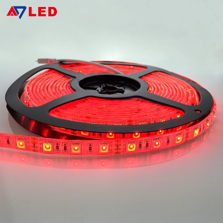 Led tape light ul 12v 24v 5050 smd 60leds IP67 milky silicone tube led strip rgb