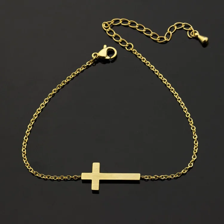 

Stainless Steel Unisex Jesus Christ Cross Chain bracelet