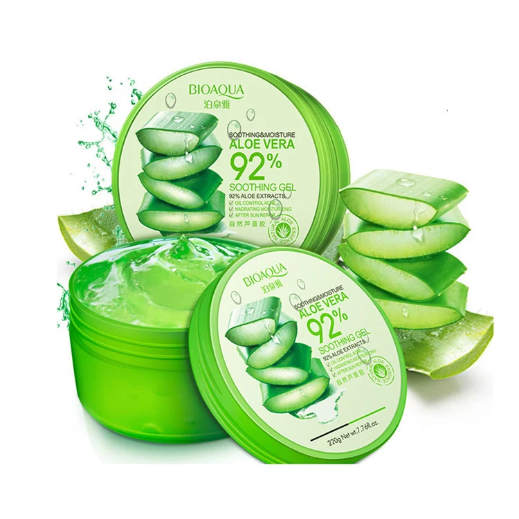 

OEM/ODM bioaqua nature aloe vera 92% sooting moisture face skin care pure aloe vera gel for face