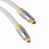 Hot Selling Toslink To Toslink Audio Fiber Optical Metal Braid Cable Optic Fiber patch cord Toslink cable